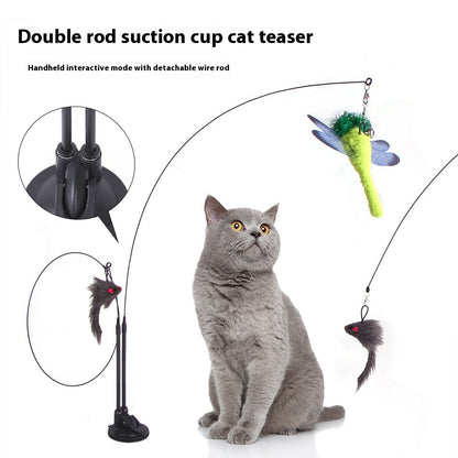 Juguete Interactivo con Ventosa para Gatos