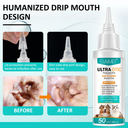 Limpiador de Oídos para Mascotas – 50 ml