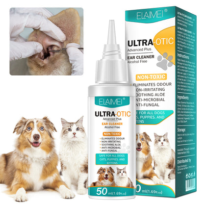 Limpiador de Oídos para Mascotas – 50 ml