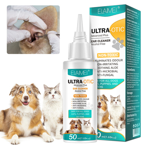 Limpiador de Oídos para Mascotas – 50 ml